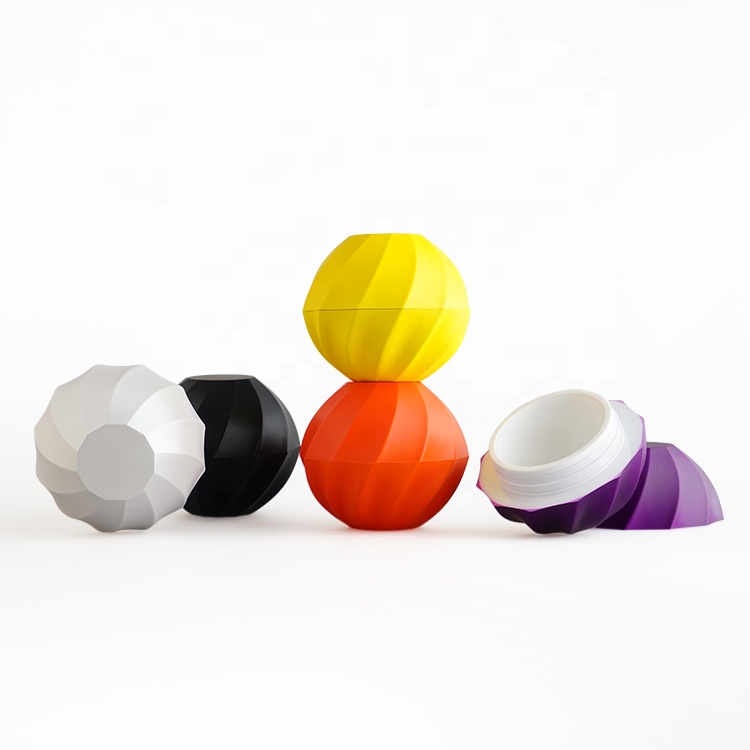 Cosmetic Containers Round Acrylic Jar Plastic Cosmetic Cream Jar For Skin Care Packaging