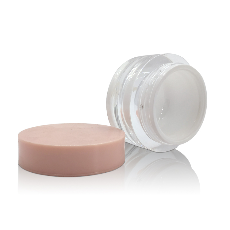 Cosmetic Containers Round Acrylic Jar Plastic Cosmetic cream Jars for Skin Care cosmetic jar 50g