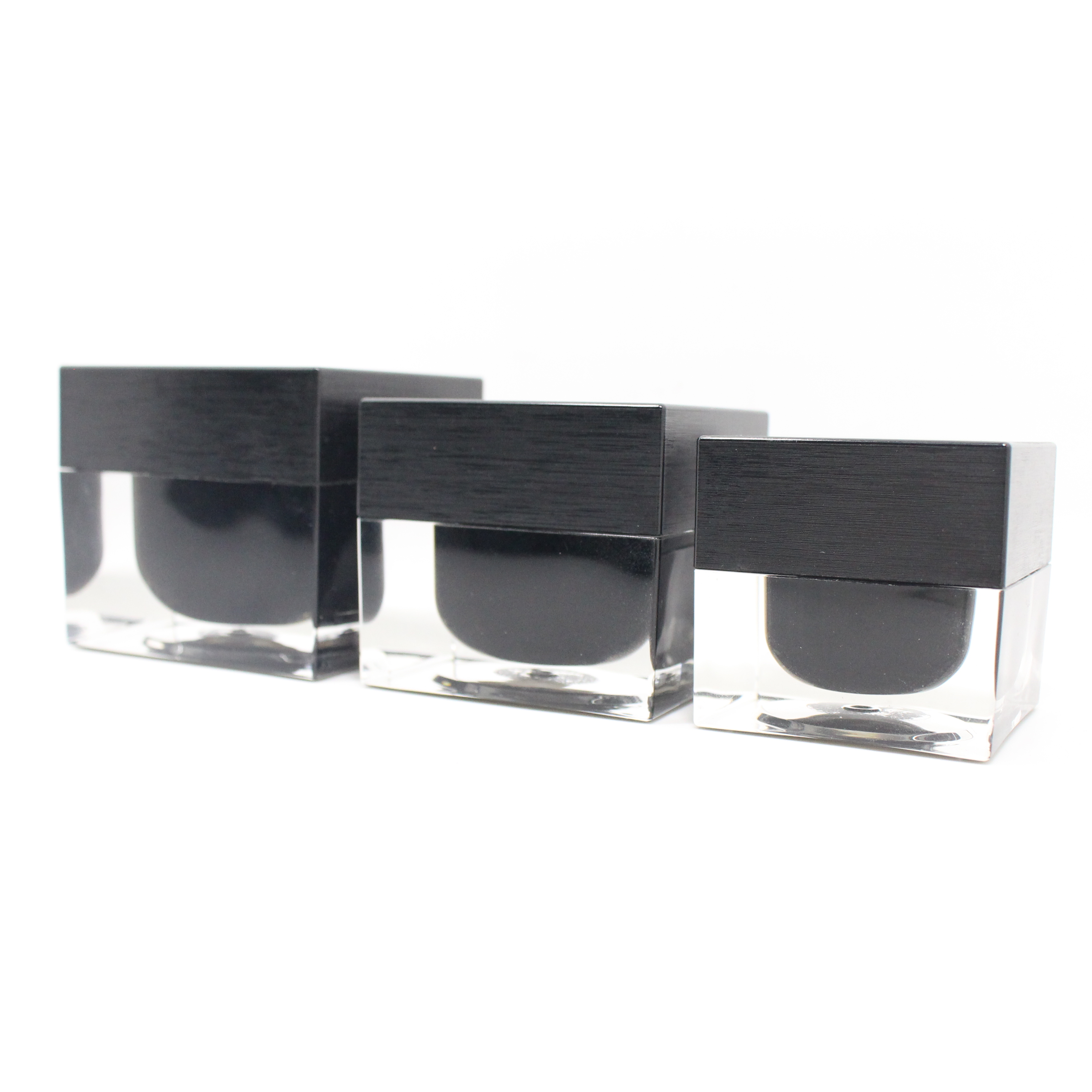 Cosmetic Containers Round Acrylic Jar Plastic Cream Jars For Skin Care Container emballage cosmetic