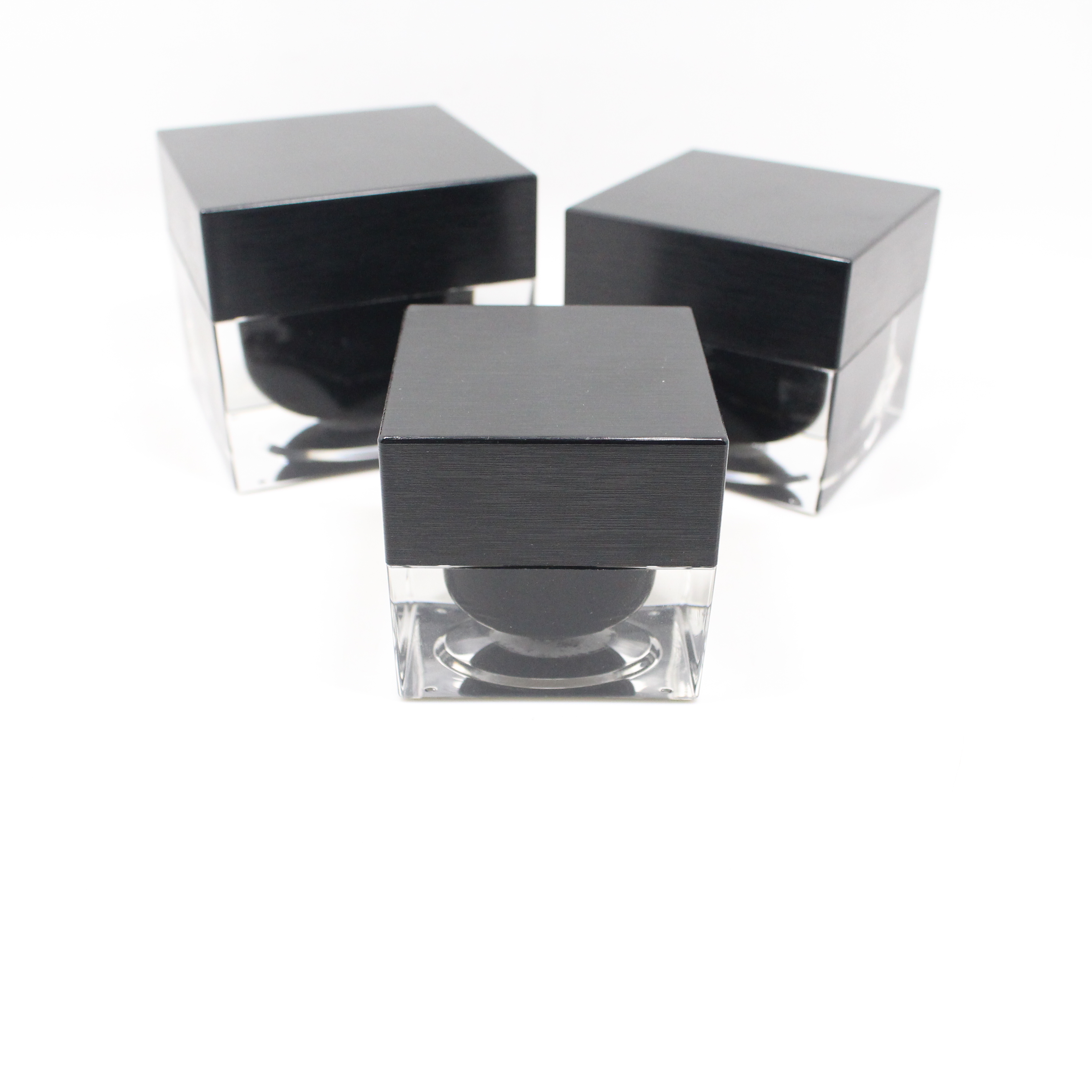 Cosmetic Containers Round Acrylic Jar Plastic Cream Jars For Skin Care Container emballage cosmetic