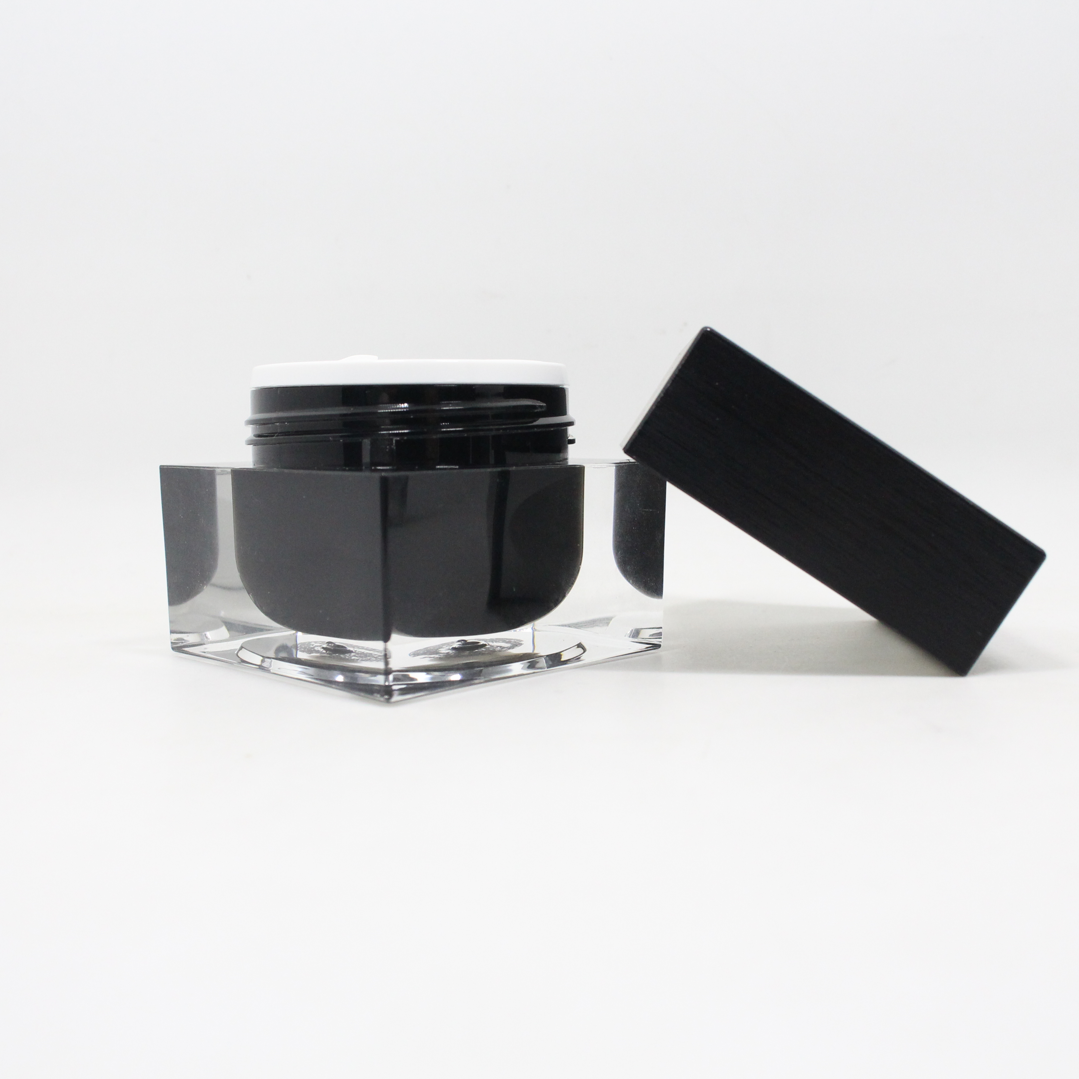 Cosmetic Containers Round Acrylic Jar Plastic Cream Jars For Skin Care Container emballage cosmetic