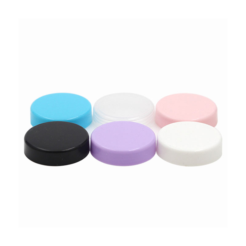 Cosmetic Containers Sample fee 10G PS Jars Makeup Sample Containers with Colorful lids