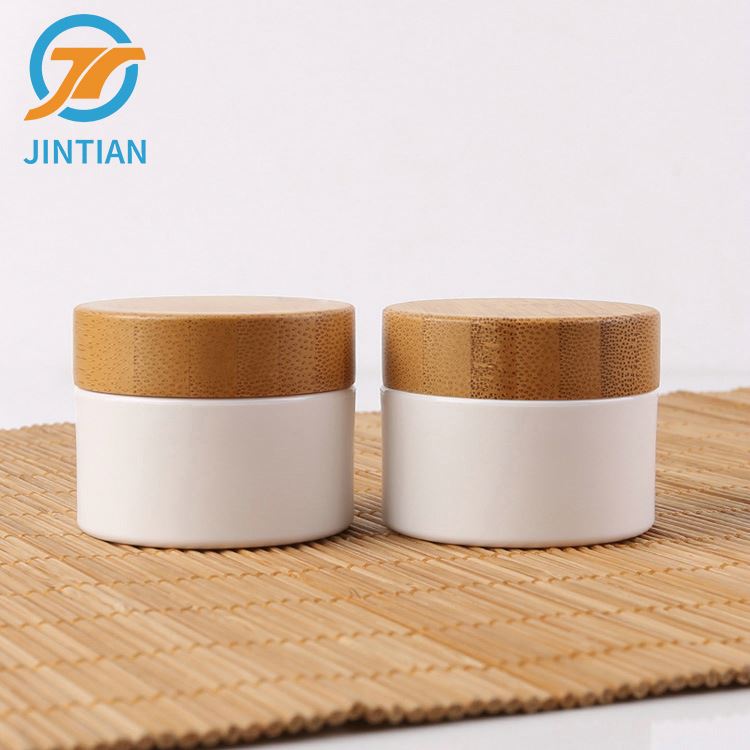 Cosmetic Cream 50G Bamboo Jar