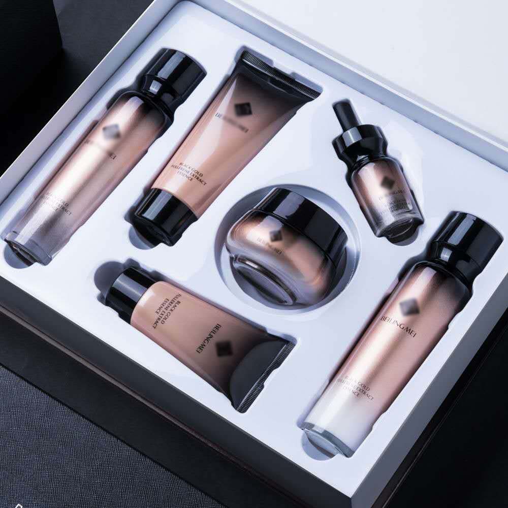 Cosmetic Customized Skincare Bottle Set Excellent Quality Latest Glass PUMP Sprayer Skin Care Cream Screen Printing