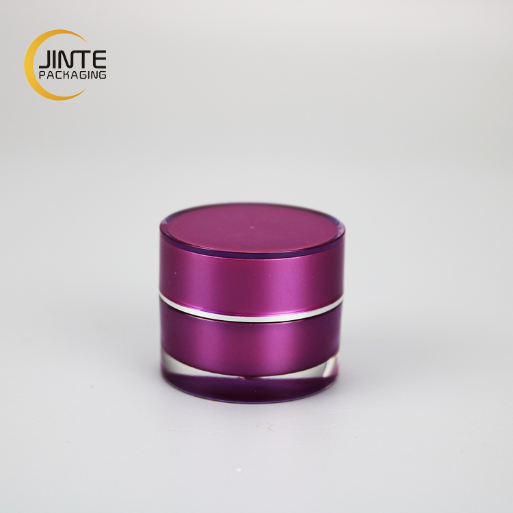 Cosmetic Empty Container Packaging OEM Various Color 5g Acrylic Cosmetic UV Nail Gel Jar