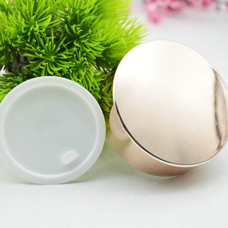 Cosmetic Empty Cream Packaging 4oz Body Lip Scrub Frosted Cosmetics Jar with Shiny Rose Gold Cap