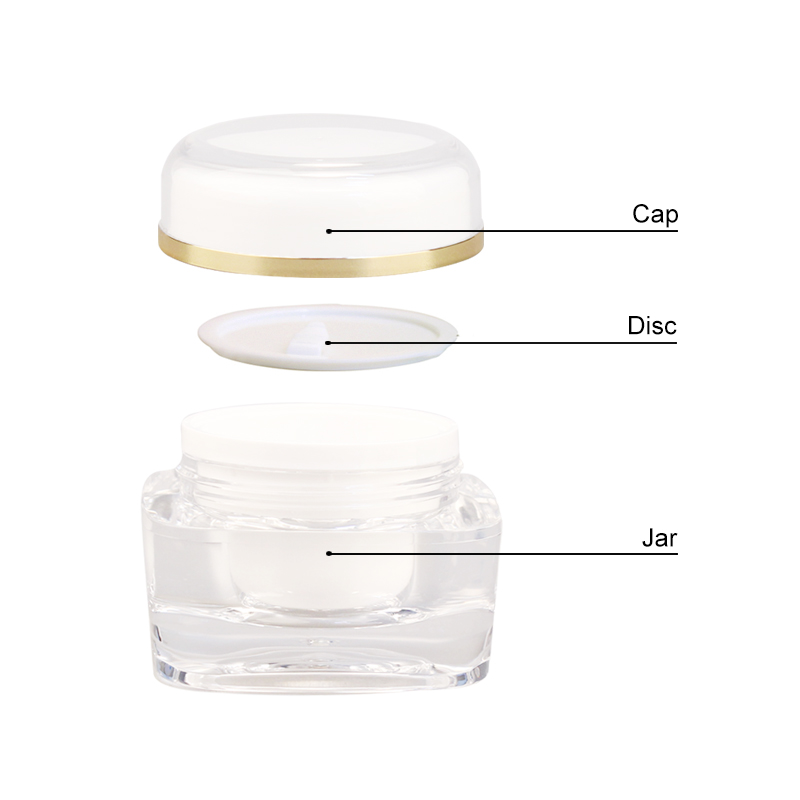 Cosmetic Empty Face Cream Jars with Lid 5G 15G 30G 50G 100G Acrylic Skin Care Cream