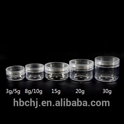 Cosmetic Empty Jar Pots Eyeshadow Makeup Cream Lip Balm Container 3g 5g 10g 15g 20g 30g