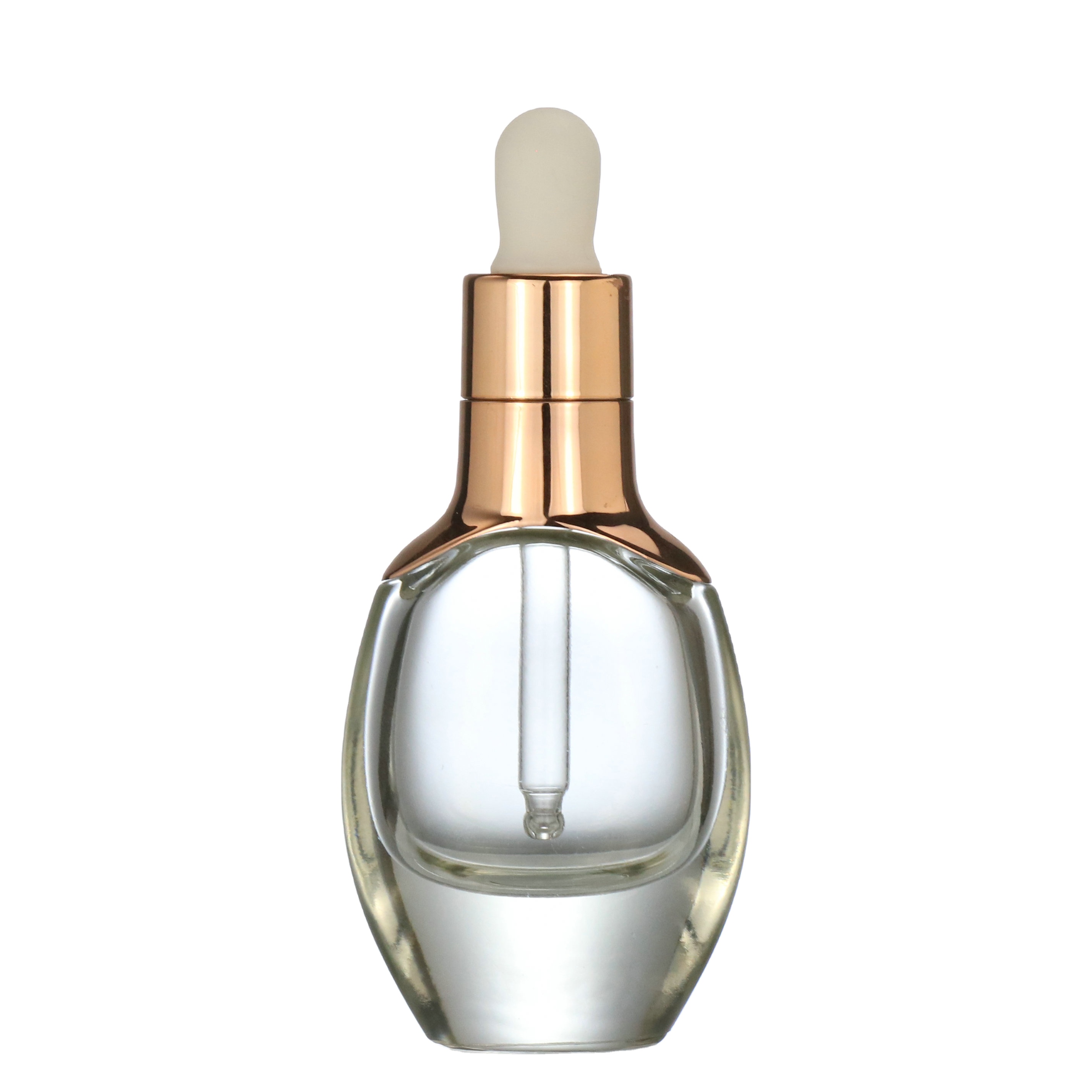 Cosmetic Essential Oil Serum Glass Pink Eye Dropper Tincture Bottle 30ml Gotero De Vidrio