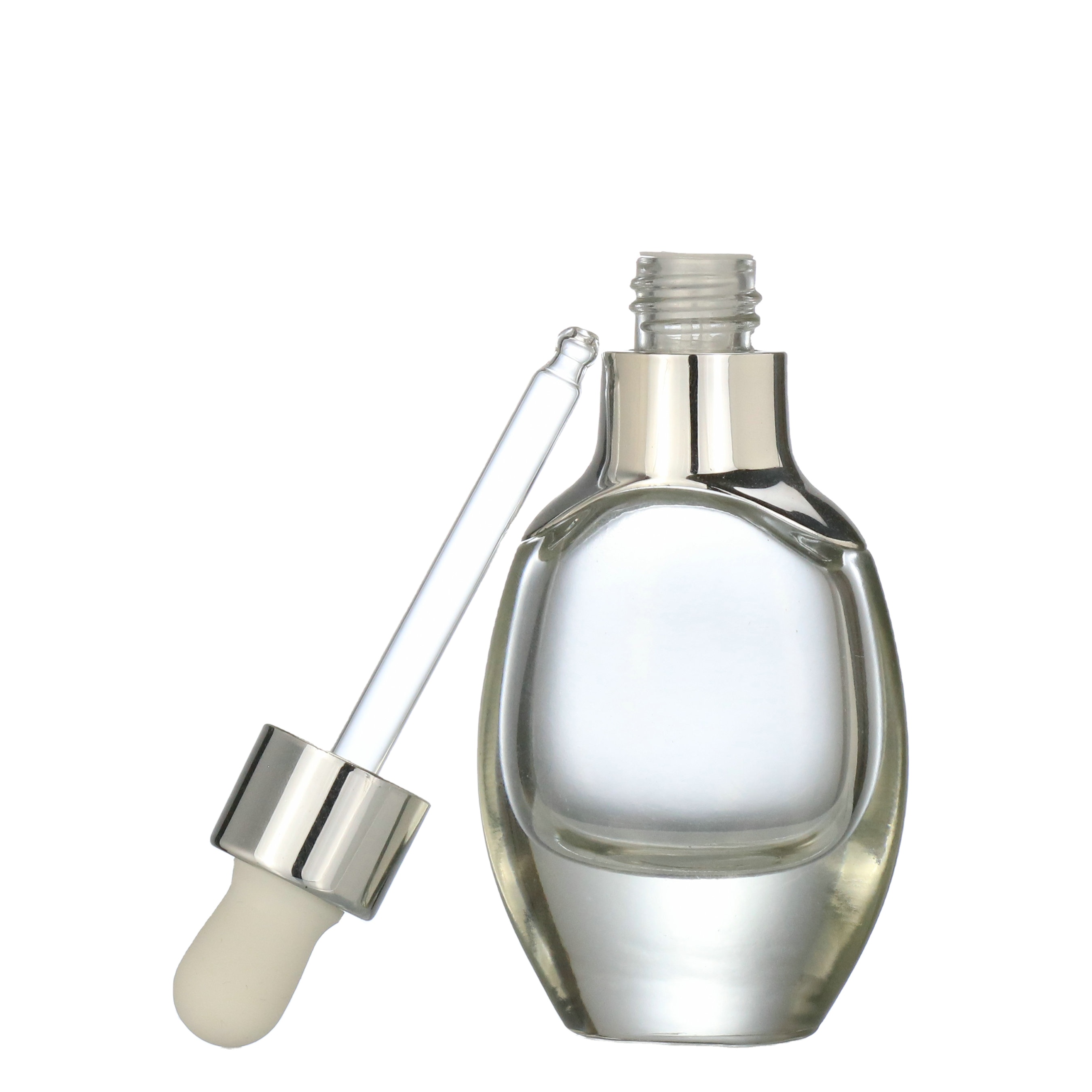 Cosmetic Essential Oil Serum Glass Pink Eye Dropper Tincture Bottle 30ml Gotero De Vidrio