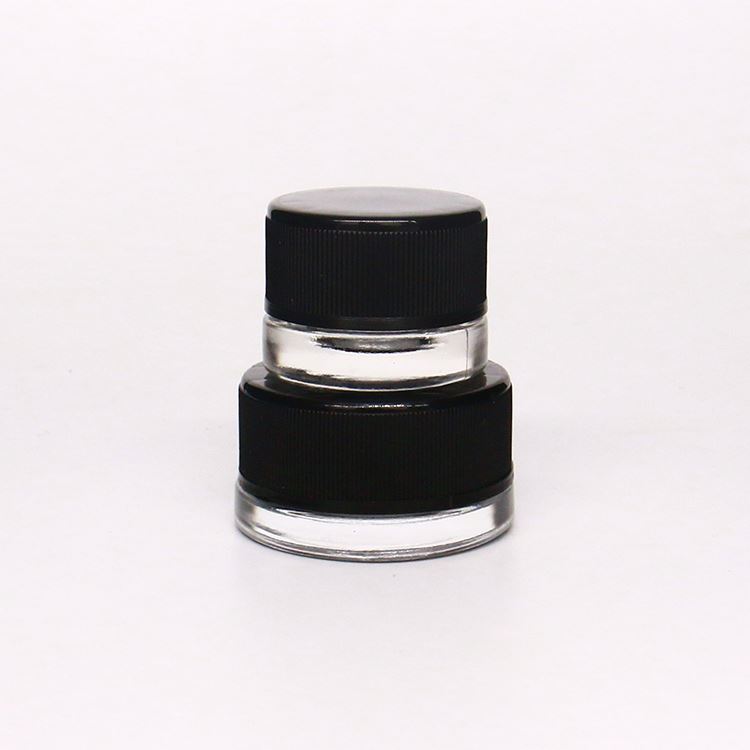 Cosmetic Eye Cream Glass Concentrate Jars with CR Lid