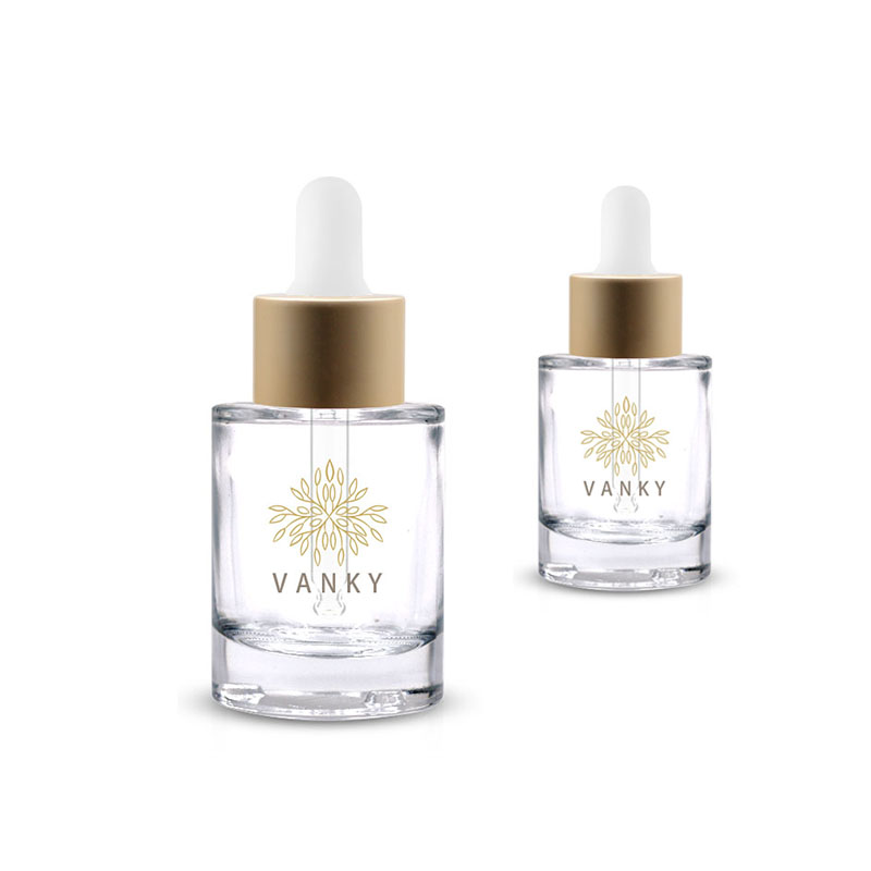 Cosmetic Face Serum Dropper Bottle with 30ml glass Dropper bottle