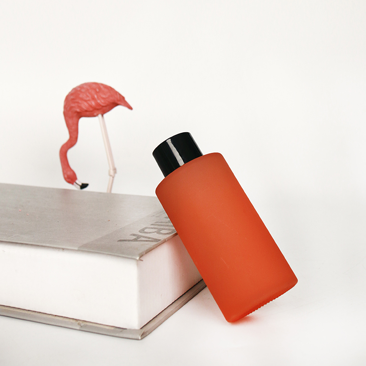 Cosmetic Frosted Packaging 100ml Glass Lotion Bottle Serum Emulsion Glass Bottle With Cap