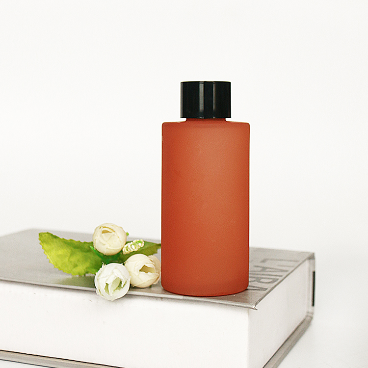 Cosmetic Frosted Packaging 100ml Glass Lotion Bottle Serum Emulsion Glass Bottle With Cap