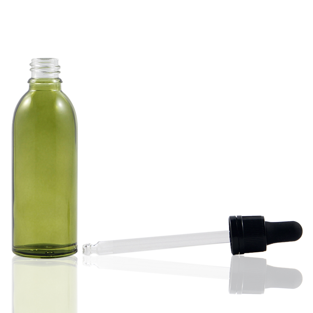 Cosmetic Glass Bottle Manufacture 60ml, Dropper Bottle With Anti-theft Cover