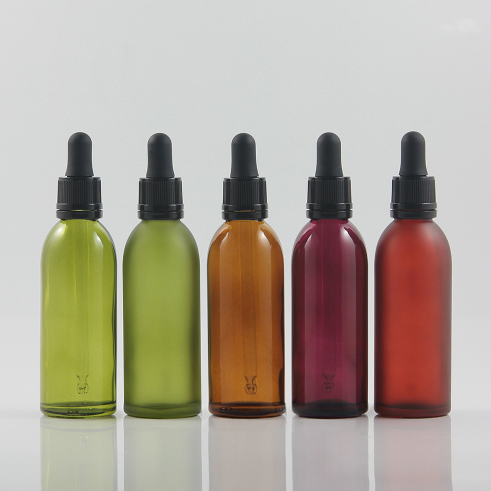 Cosmetic Glass Bottle Manufacture 60ml, Dropper Bottle With Anti-theft Cover