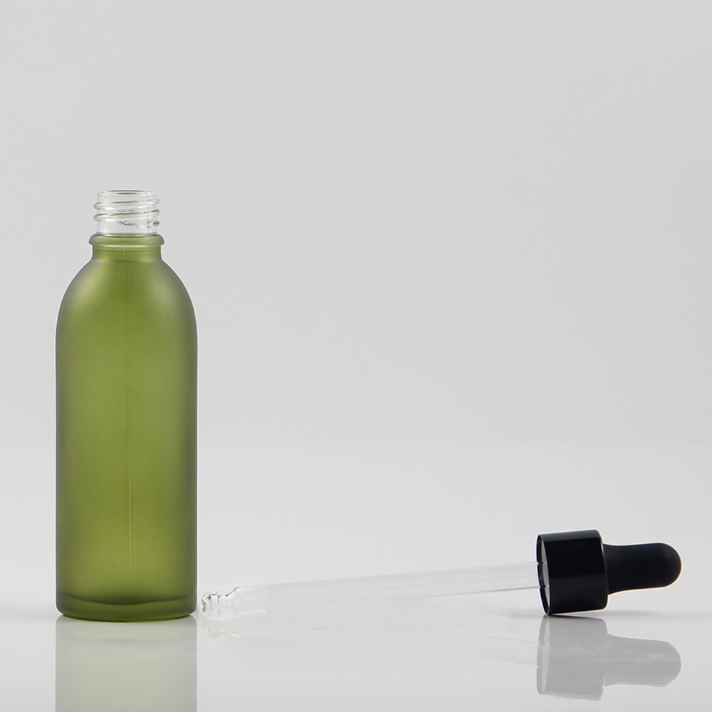 Cosmetic Glass Bottle Manufacture 60ml, Dropper Bottle With Anti-theft Cover
