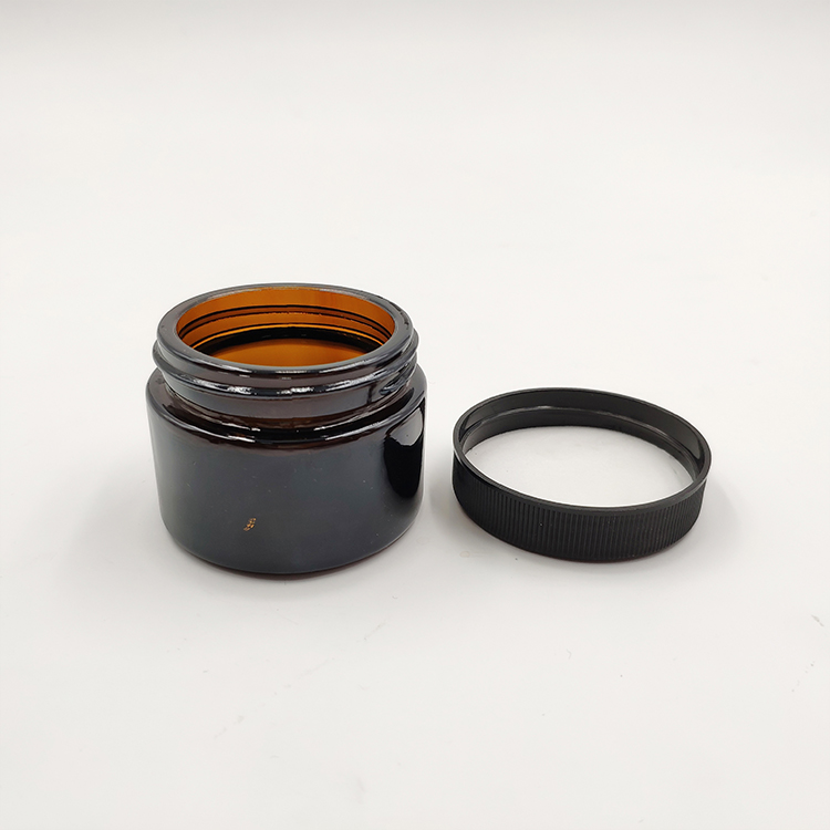 Cosmetic Glass Cream Jar with Lid, Glass 7ml 15ml 20ml 30ml 50ml 100ml Amber Brown Pot
