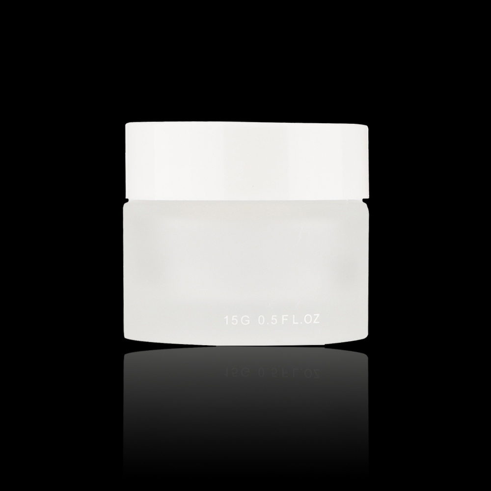 Cosmetic Glass Jar for Skincare Face Cream New Style Customized Cheap Round White 50g Acrylic Skin Care Cream Plastic