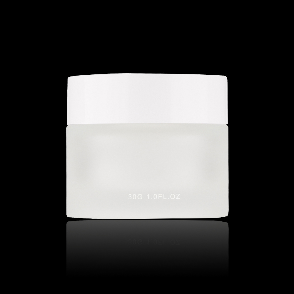 Cosmetic Glass Jar for Skincare Face Cream New Style Customized Cheap Round White 50g Acrylic Skin Care Cream Plastic