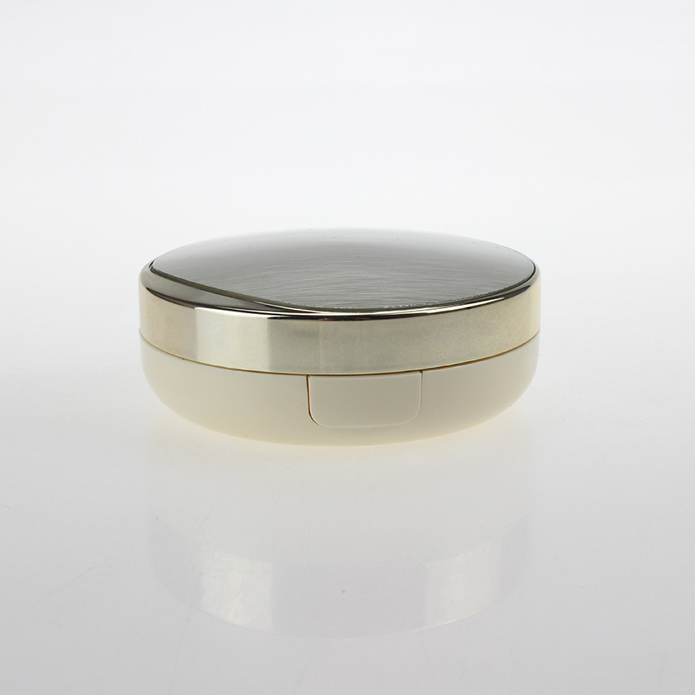 Cosmetic Gold Case with Mirror for Liquid Foundation, makeup foundation container