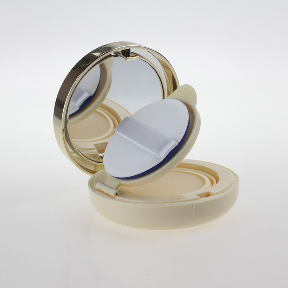 Cosmetic Gold Case with Mirror for Liquid Foundation, makeup foundation container