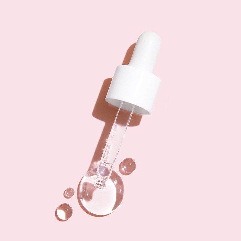 Cosmetic Hair Oil Serum Glass Pink Eye Dropper Tincture Bottle 30ml Gotero De Vidrio