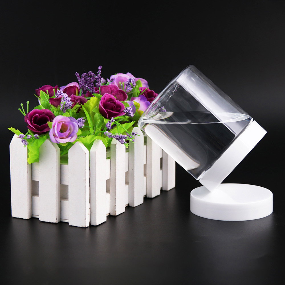 Cosmetic Hair Wax Conditioner Empty Body Butter Plastic Containers Clear Plastic Cream Jar Wide Mouth Jars 68mm