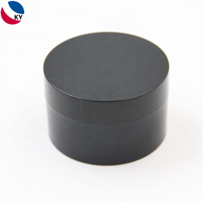 Cosmetic Jar Body Scrub Jars Matte Black 250G Skin Care Cream Pet Plastic with Custom Labelling