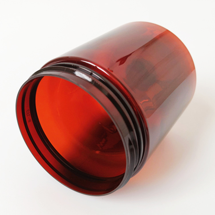 Cosmetic Jars 150ml 200ml 250ml Cosmetic Packaging Plastic Jar PET honey jar plastic cans with lids cream container custom