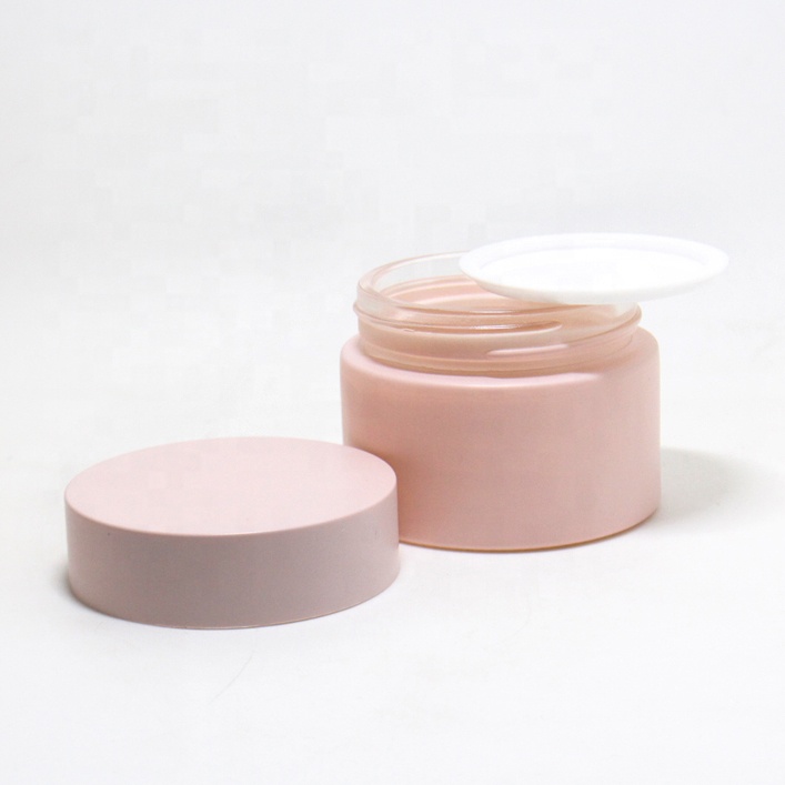 Cosmetic Jars Custom Cream Jars glass packaging for skin care cream face cream 50g