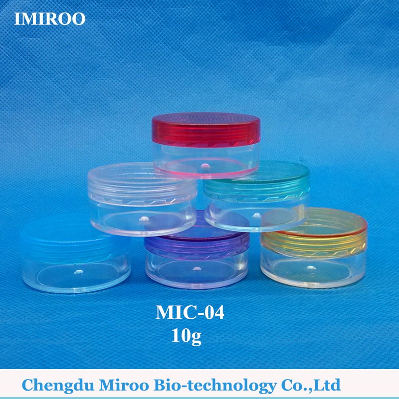 Cosmetic Jars Plastic Beauty Packaging Containers 10Gram 10ML