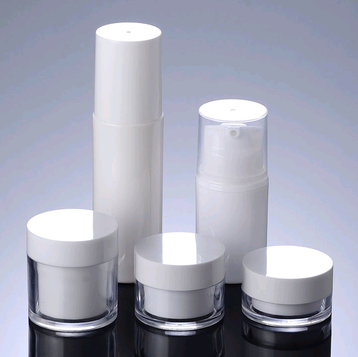 Cosmetic Jars White Round 2 Oz Plastic Good Quality Colorful Cute Skin Care Cream PS Plastic 50g Recyclable SUNSHINE Palstic