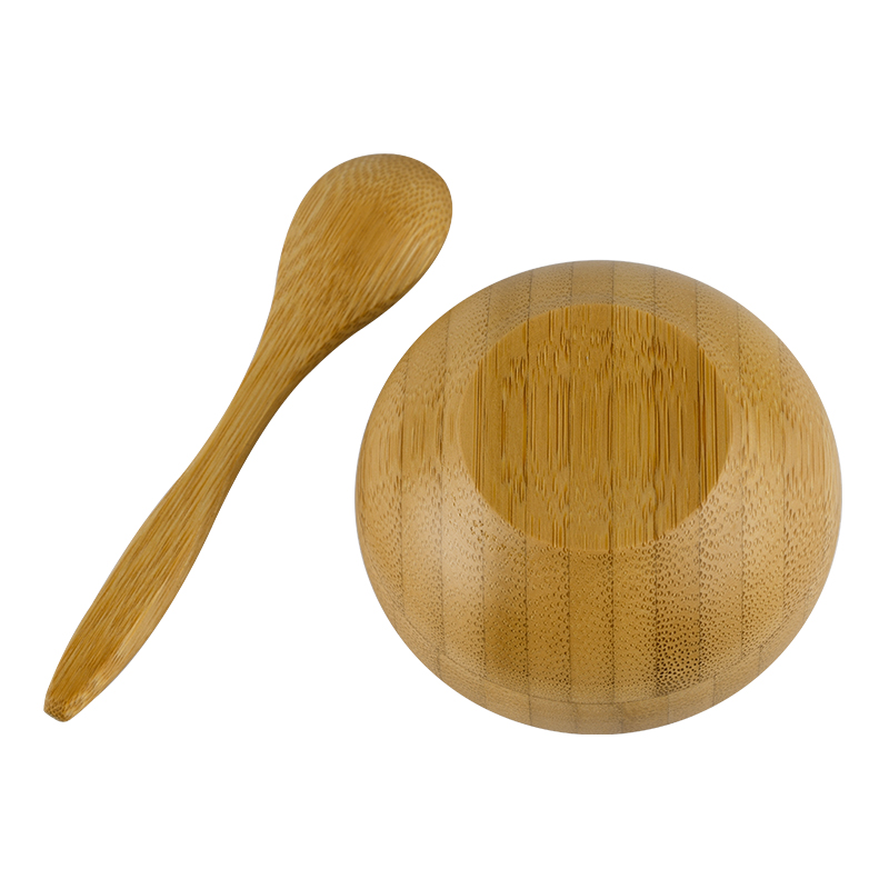 Cosmetic Makeup Beauty Tool Skin Care Tool Set Bamboo Homemade Facial PACK Bowl with Mixing Spoon