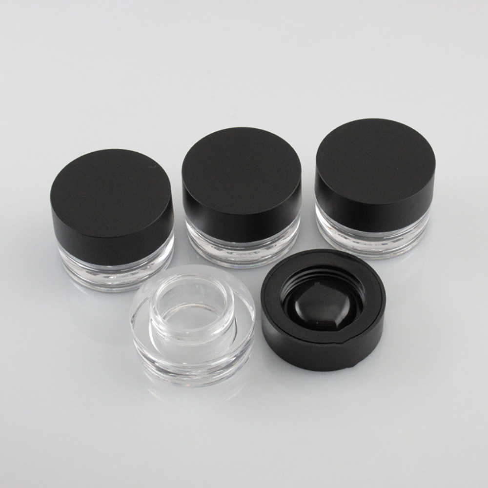 Cosmetic Makeup Packaging Loose Powder Box with Black Cap, makeup box packaging