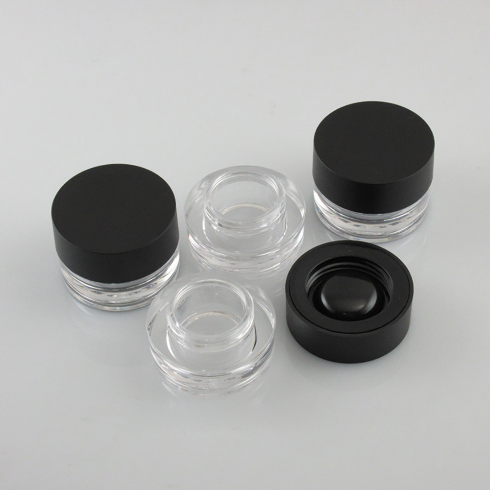 Cosmetic Makeup Packaging Loose Powder Box with Black Cap, makeup box packaging