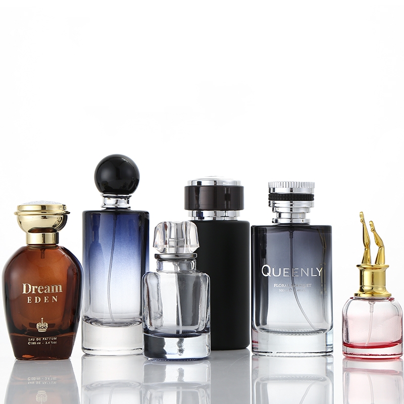 Cosmetic Mist Bottle Amber Spray Bottle Pocket Perfume Bottle With Aluminum Cap