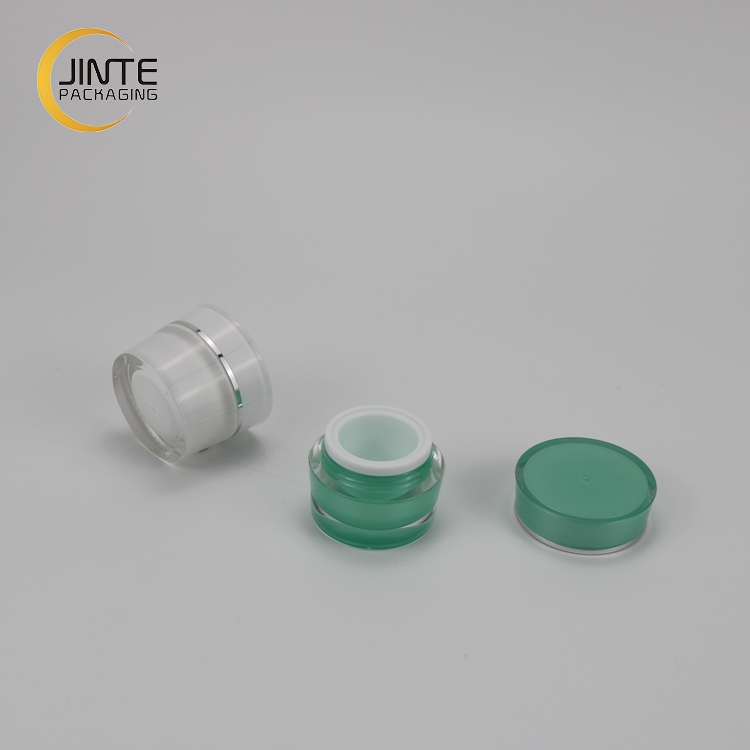 Cosmetic Nail Beauty Container Outer Acrylic Inner PP Jar For Gel Cream 15g 30g 50g