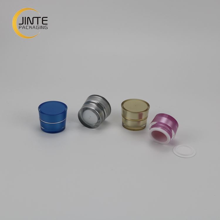 Cosmetic Nail Beauty Container Outer Acrylic Inner PP Jar For Gel Cream 15g 30g 50g