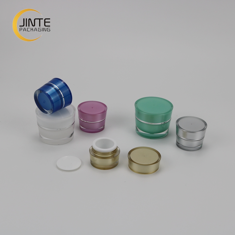 Cosmetic Nail Beauty Container Outer Acrylic Inner PP Jar For Gel Cream 15g 30g 50g