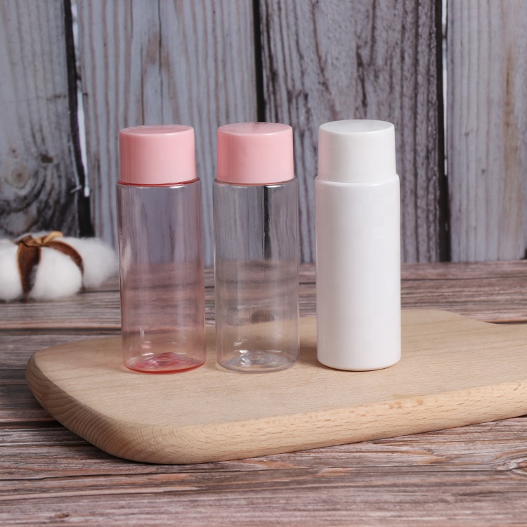 Cosmetic PET packaging white 60ml 2oz empty serum toner plastic bottle