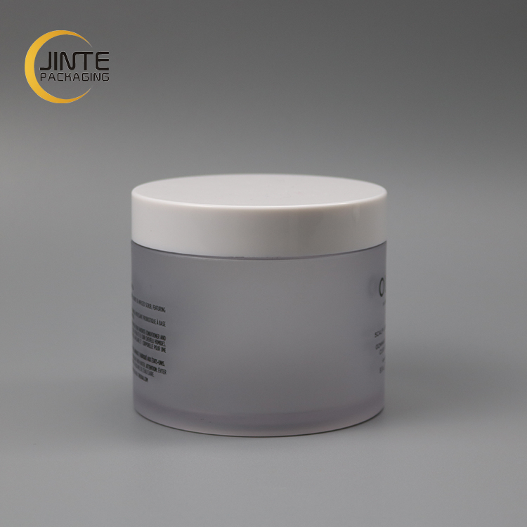 Cosmetic Packaging 250ml Frosted Jar, PETG Cosmetic Jar for Hair Care Products