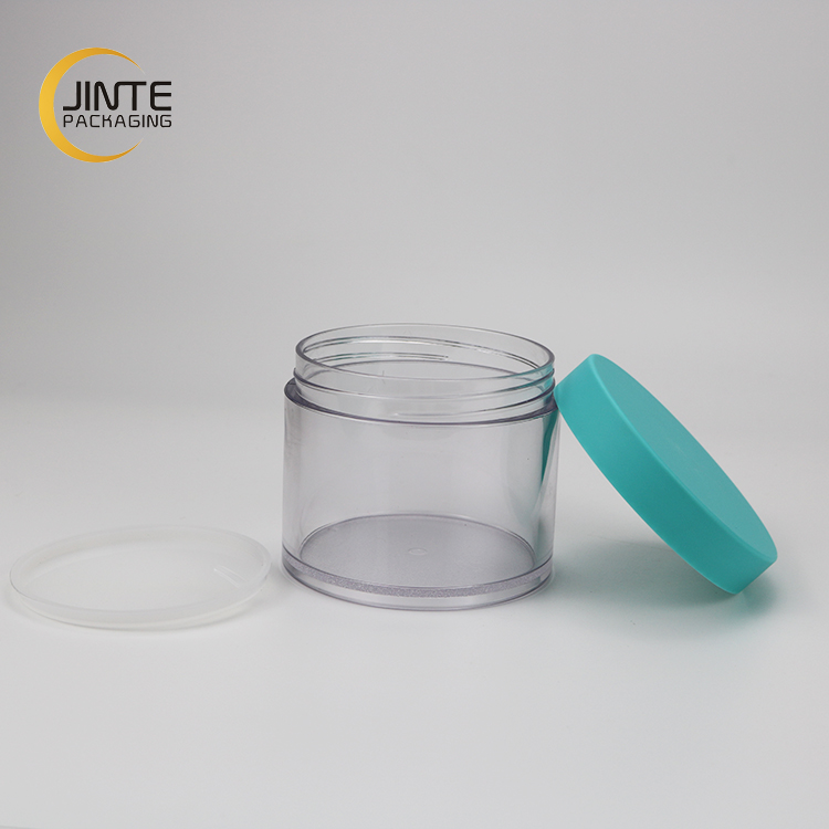 Cosmetic Packaging 250ml Soap Jar Plastic Empty Container for Cosmetic