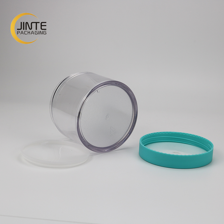 Cosmetic Packaging 250ml Soap Jar Plastic Empty Container for Cosmetic