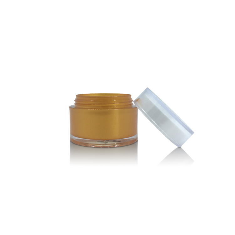 Cosmetic Packaging 30g 50g Plastic Round Shape Plastic Facial-Pack Neck Cream Plastic Jar