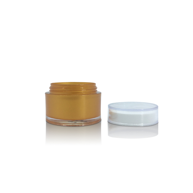 Cosmetic Packaging 30g 50g Plastic Round Shape Plastic Facial-Pack Neck Cream Plastic Jar