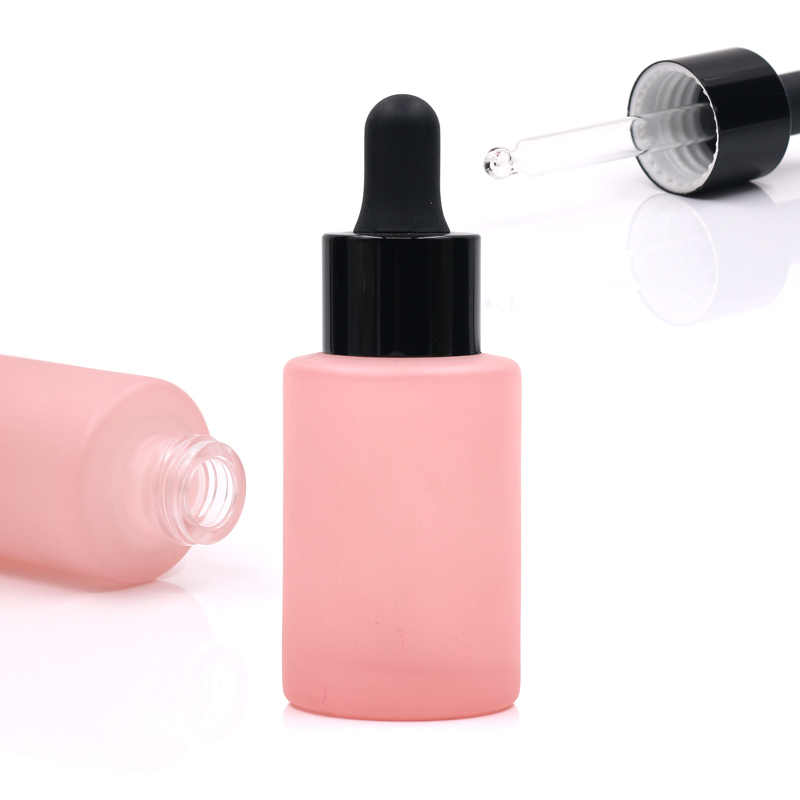 Cosmetic Packaging 30ml Frosted Glass Dropper Bottle Serum Bottle