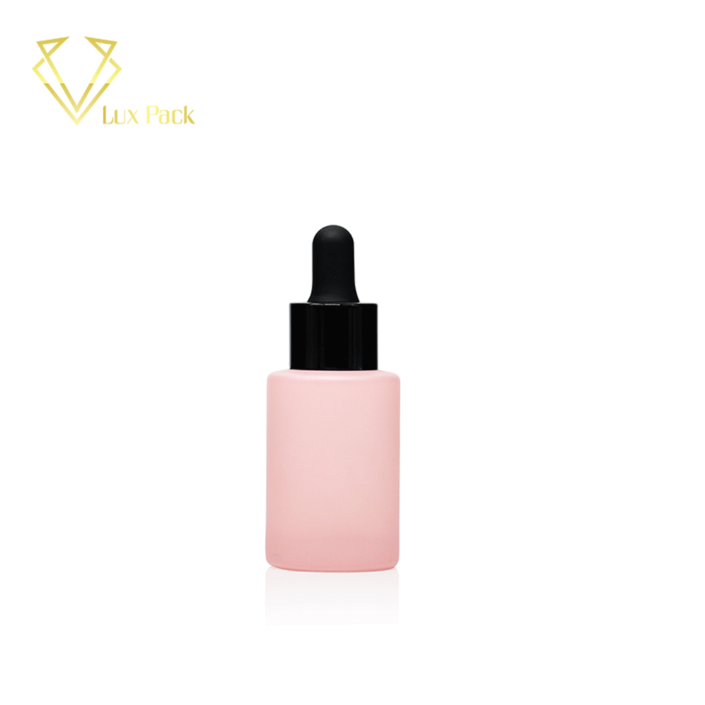 Cosmetic Packaging 30ml Frosted Glass Dropper Bottle Serum Bottle