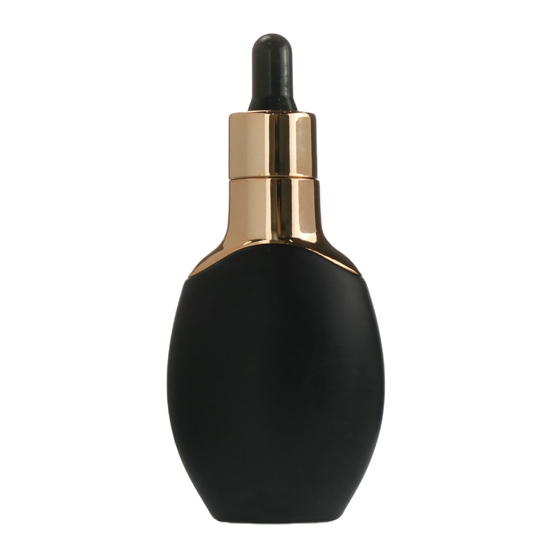 Cosmetic Packaging 30ml Glass Luxury Clear Cosmetic Essential Oil Dropper Bottle Eye Serum Bottles