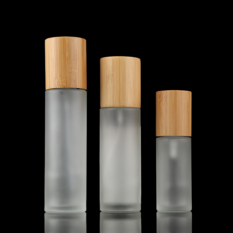 Cosmetic Packaging Clear Glass Spray Bottles 20ml 30ml 50ml 100ml 120ml 150ml Frosted Glass Lotion Bottle With Pump